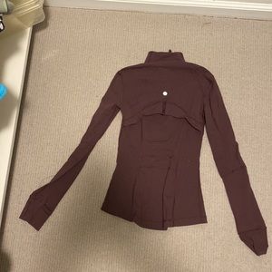 purple/black lululemon zip up